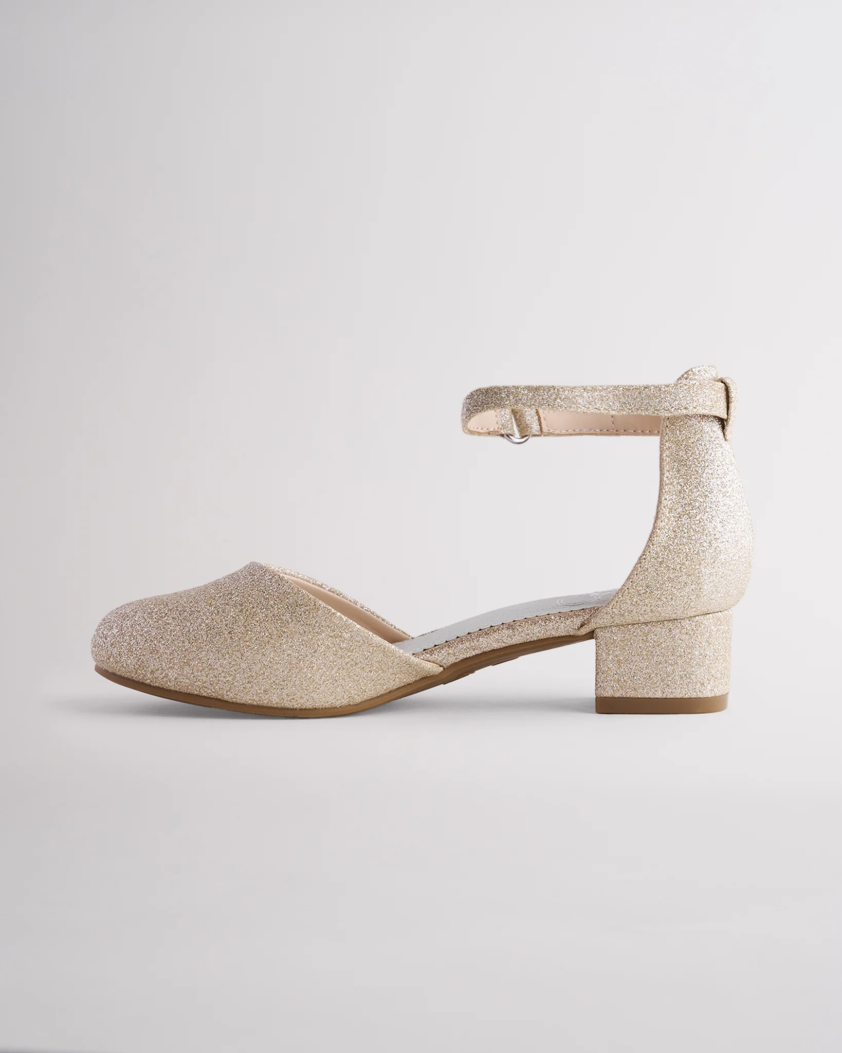 Girls Low Block Heel Dress Shoe - Image 3