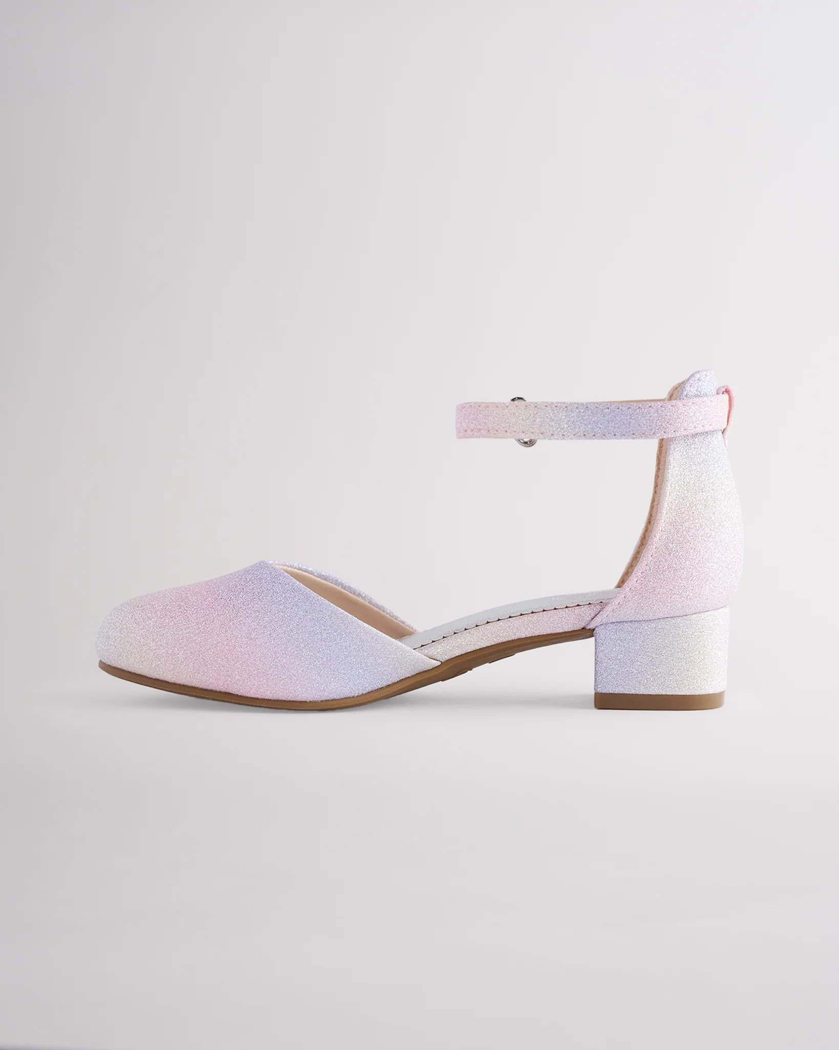 Girls Low Block Heel Dress Shoe - Image 3
