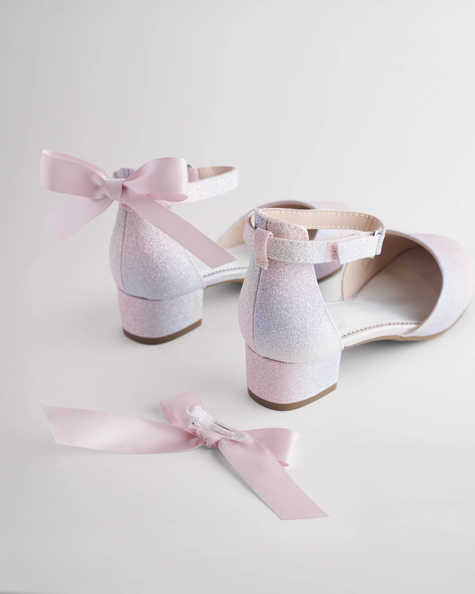 Girls Low Block Heel Dress Shoe - Image 5