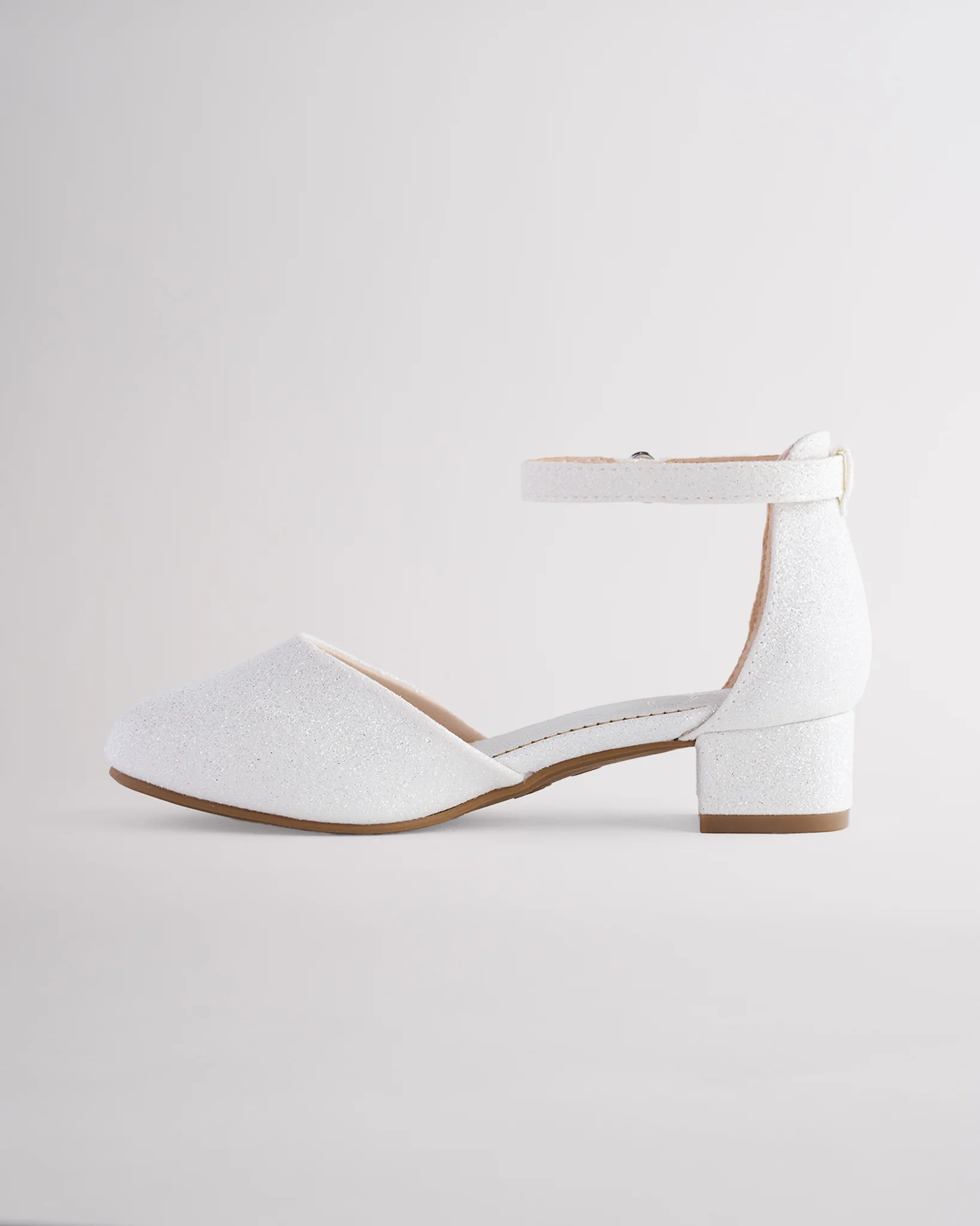 Girls Low Block Heel Dress Shoe - Image 3