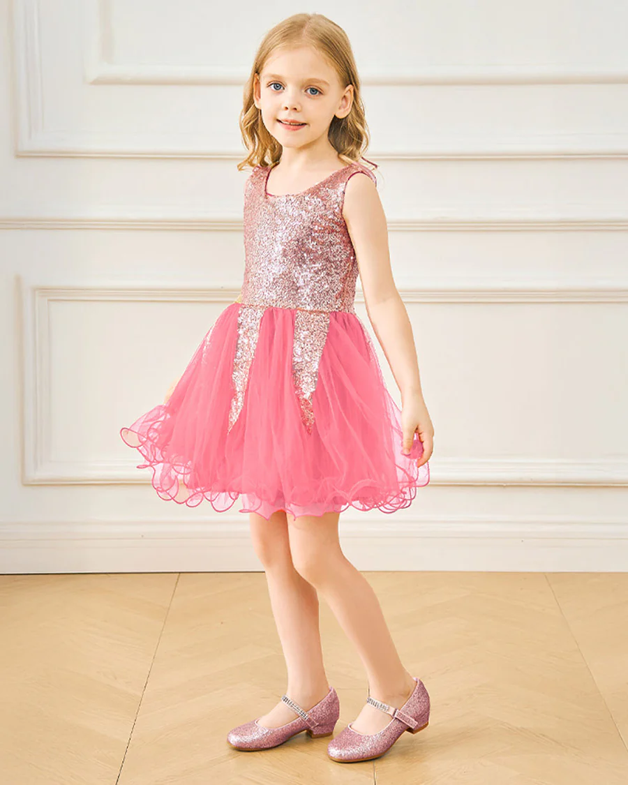 Girls Low Heel Mary Jane Dress Shoe - Image 4