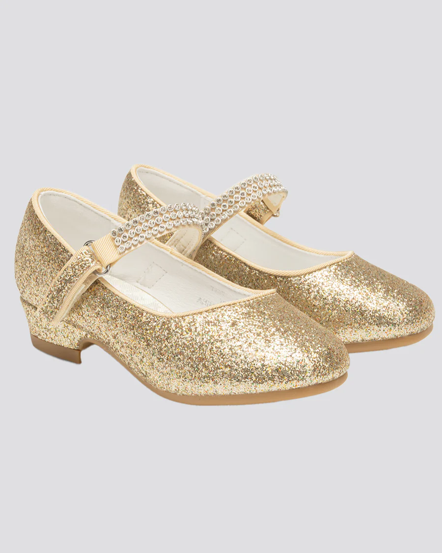 Girls Low Heel Mary Jane Dress Shoe - Image 2