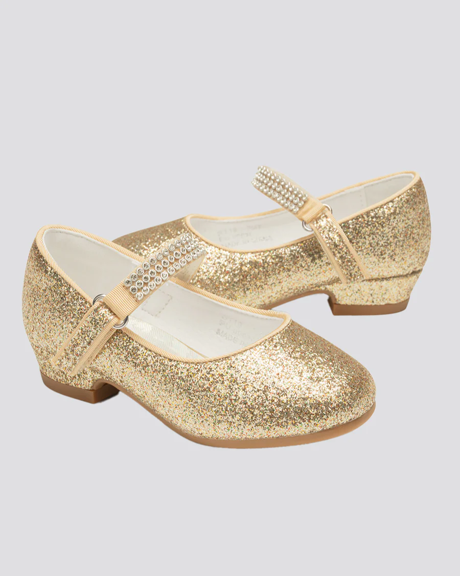 Girls Low Heel Mary Jane Dress Shoe - Image 4