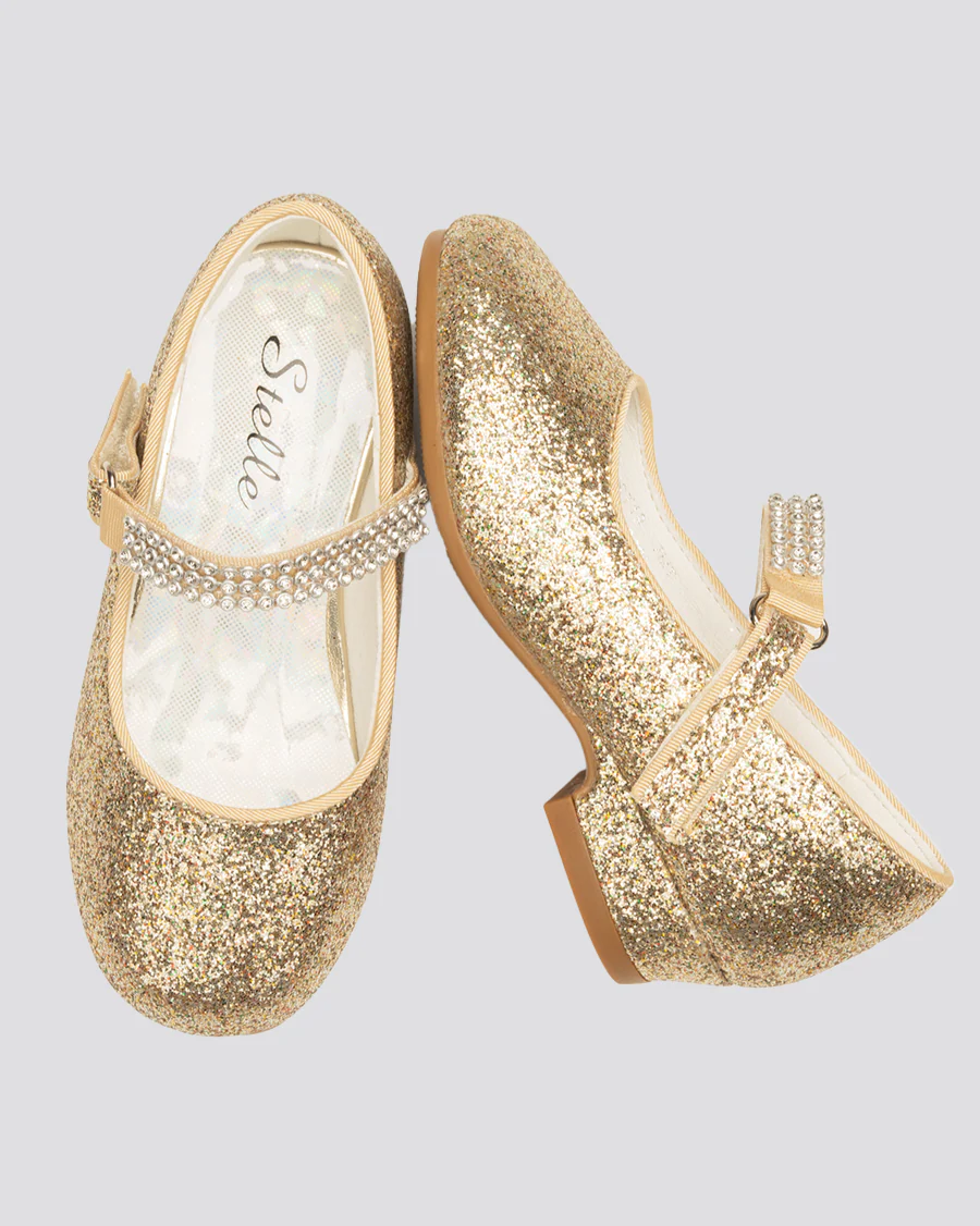 Girls Low Heel Mary Jane Dress Shoe - Image 5