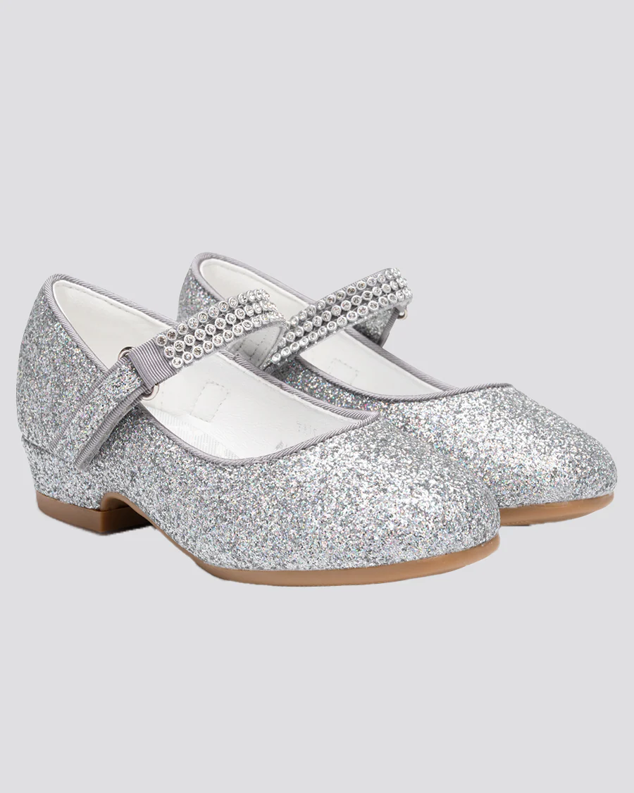 Girls Low Heel Mary Jane Dress Shoe - Image 2