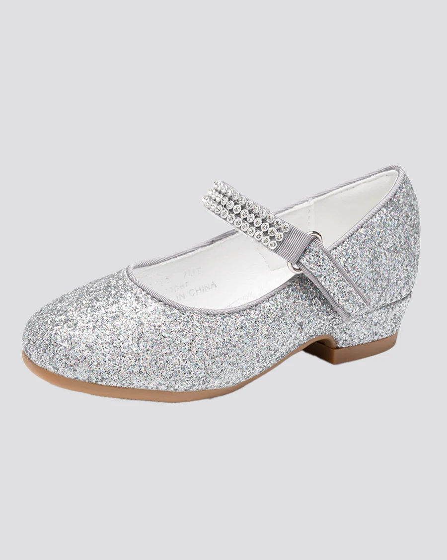 Girls Low Heel Mary Jane Dress Shoe - Image 3