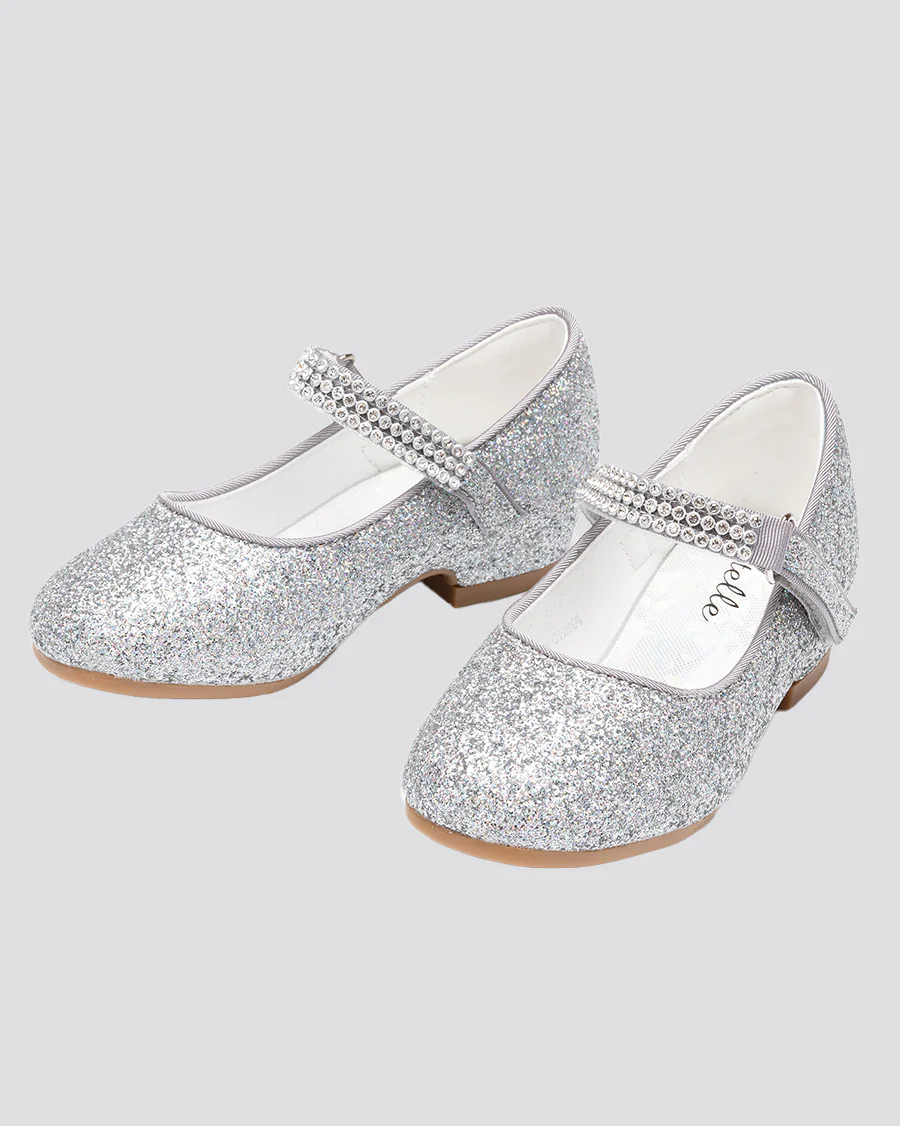 Girls Low Heel Mary Jane Dress Shoe - Image 5