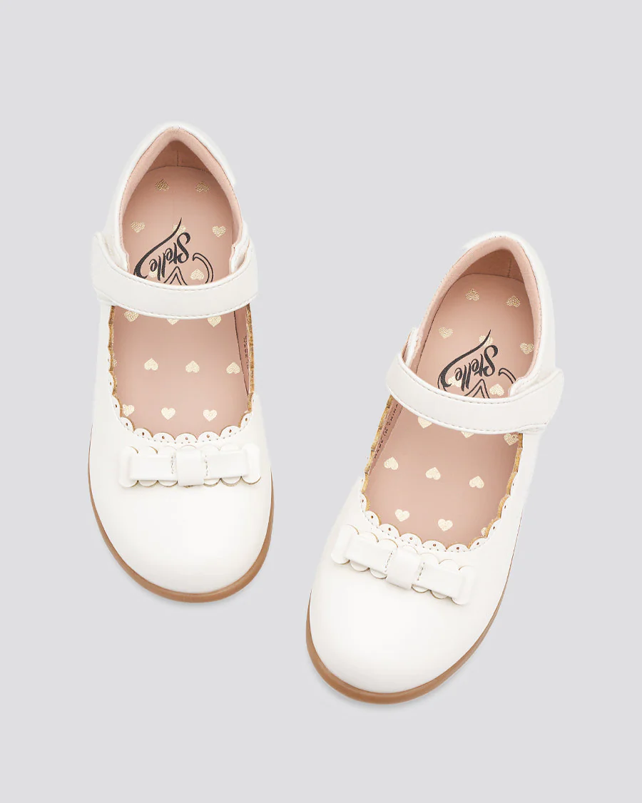 Girls Mary Jane School Shoe | Flat Dress Shoes with Strap - Image 4
