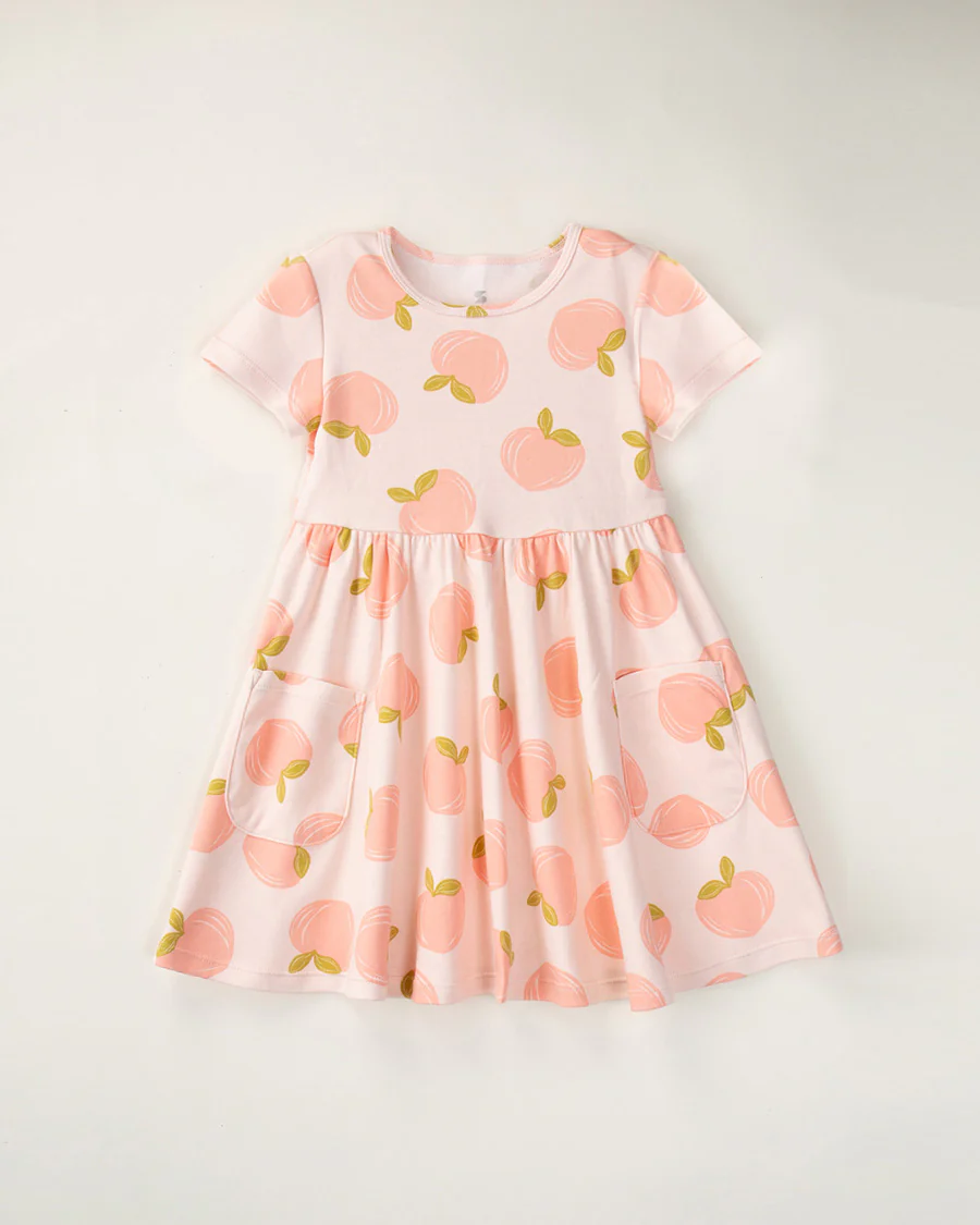 Girls Cotton Skater Dress - Image 5