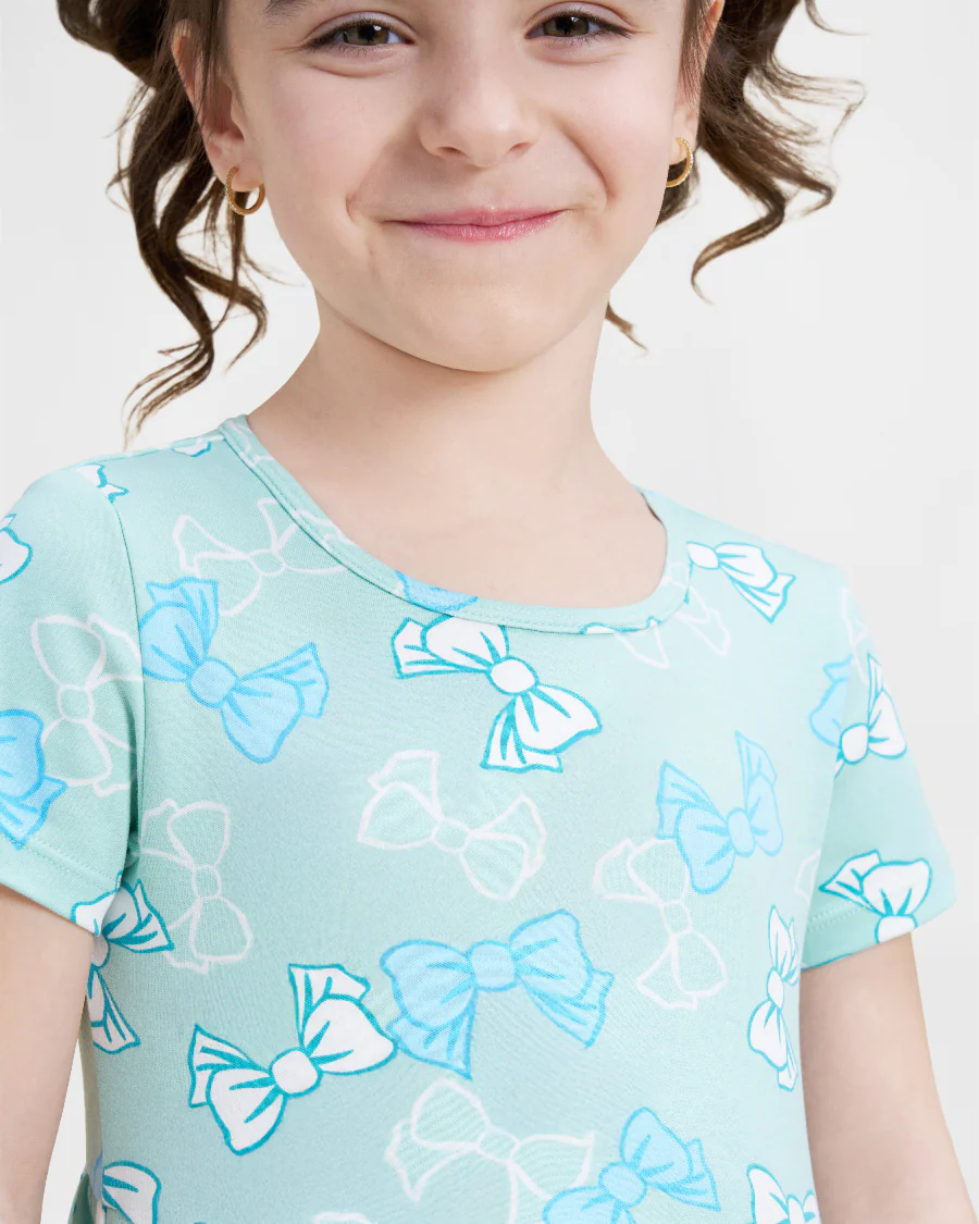 Girls Cotton Skater Dress - Image 4