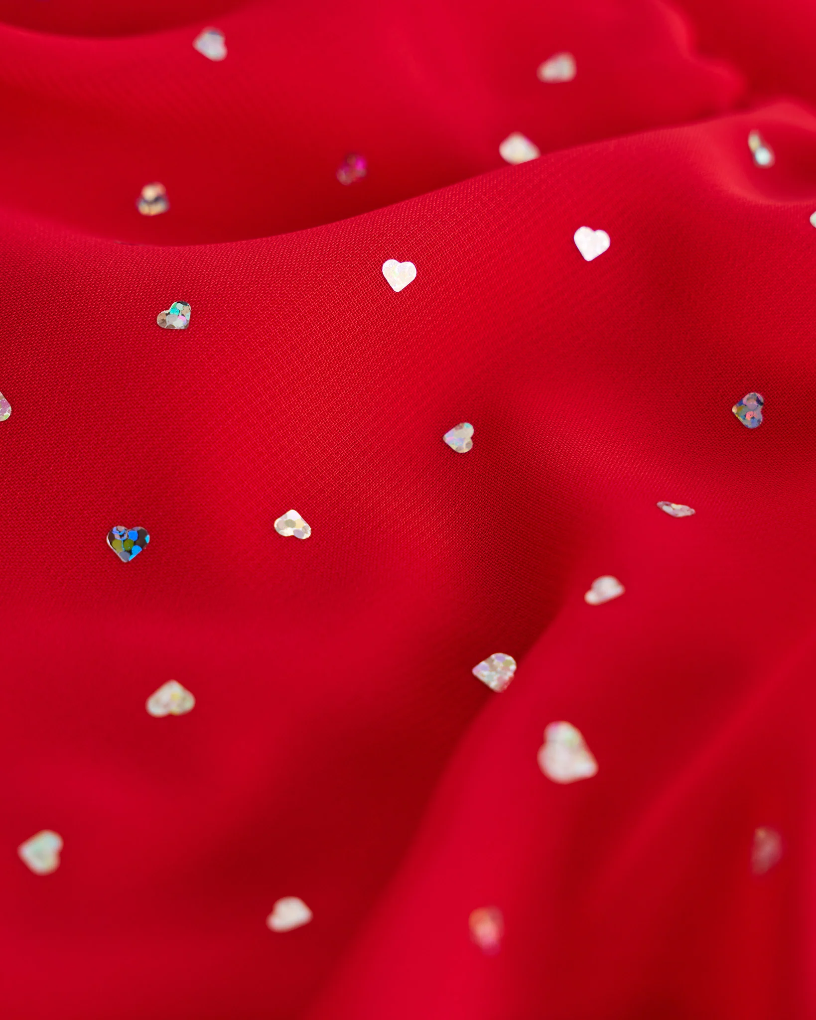 Girls Flutter Sleeve Scattered Sequin Ballet Leotard - Image 2