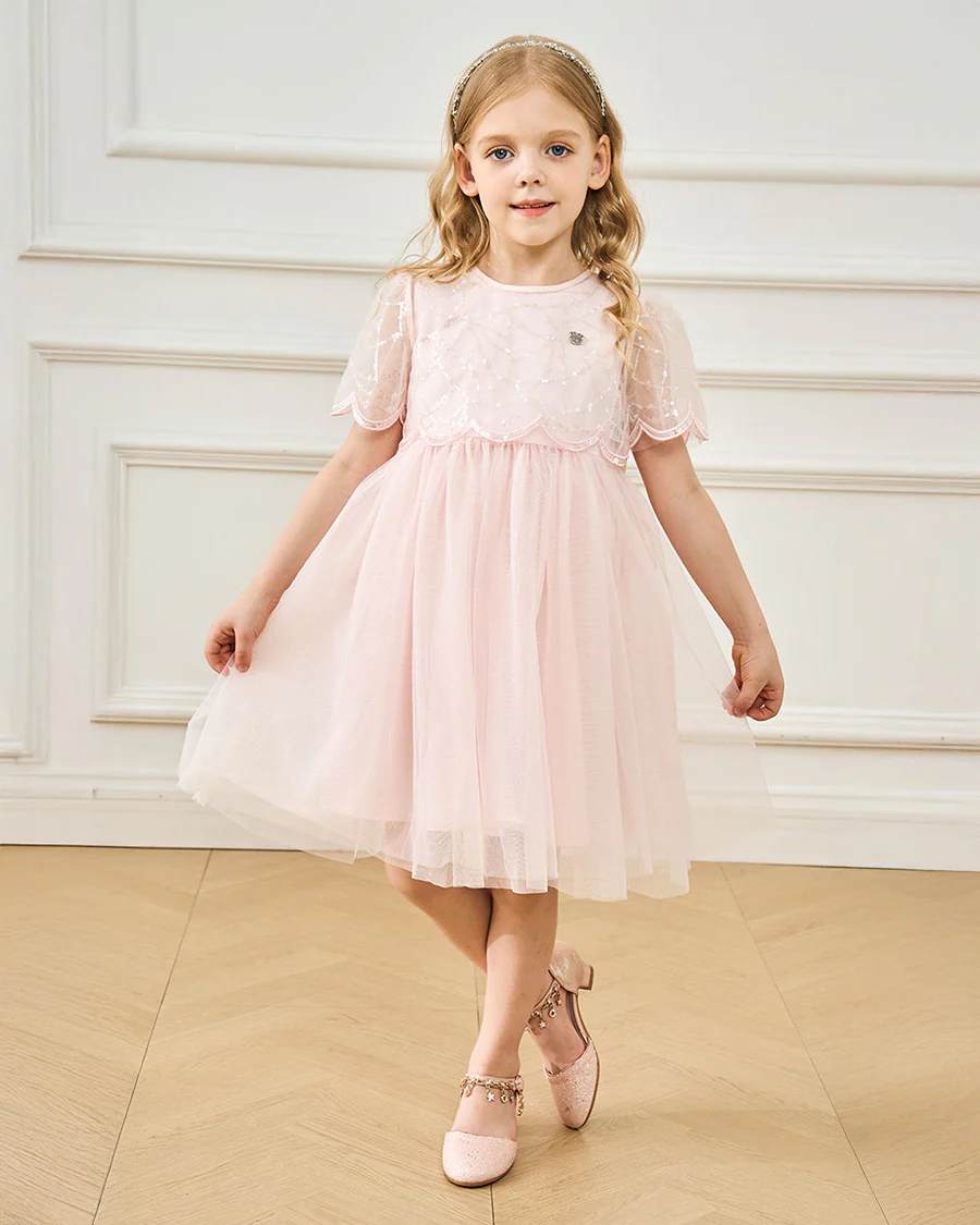 Girls Sparkly Princess Sequin Sandal - Image 3