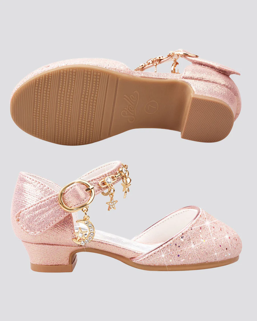 Girls Sparkly Princess Sequin Sandal - Image 5