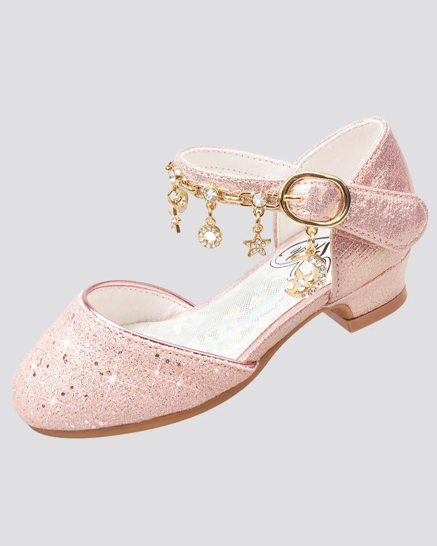 Girls Sparkly Princess Sequin Sandal - Image 7