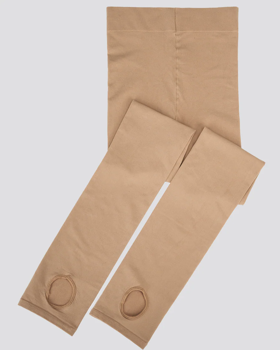 Girls Ultra Soft Stirrup Tights - Image 3