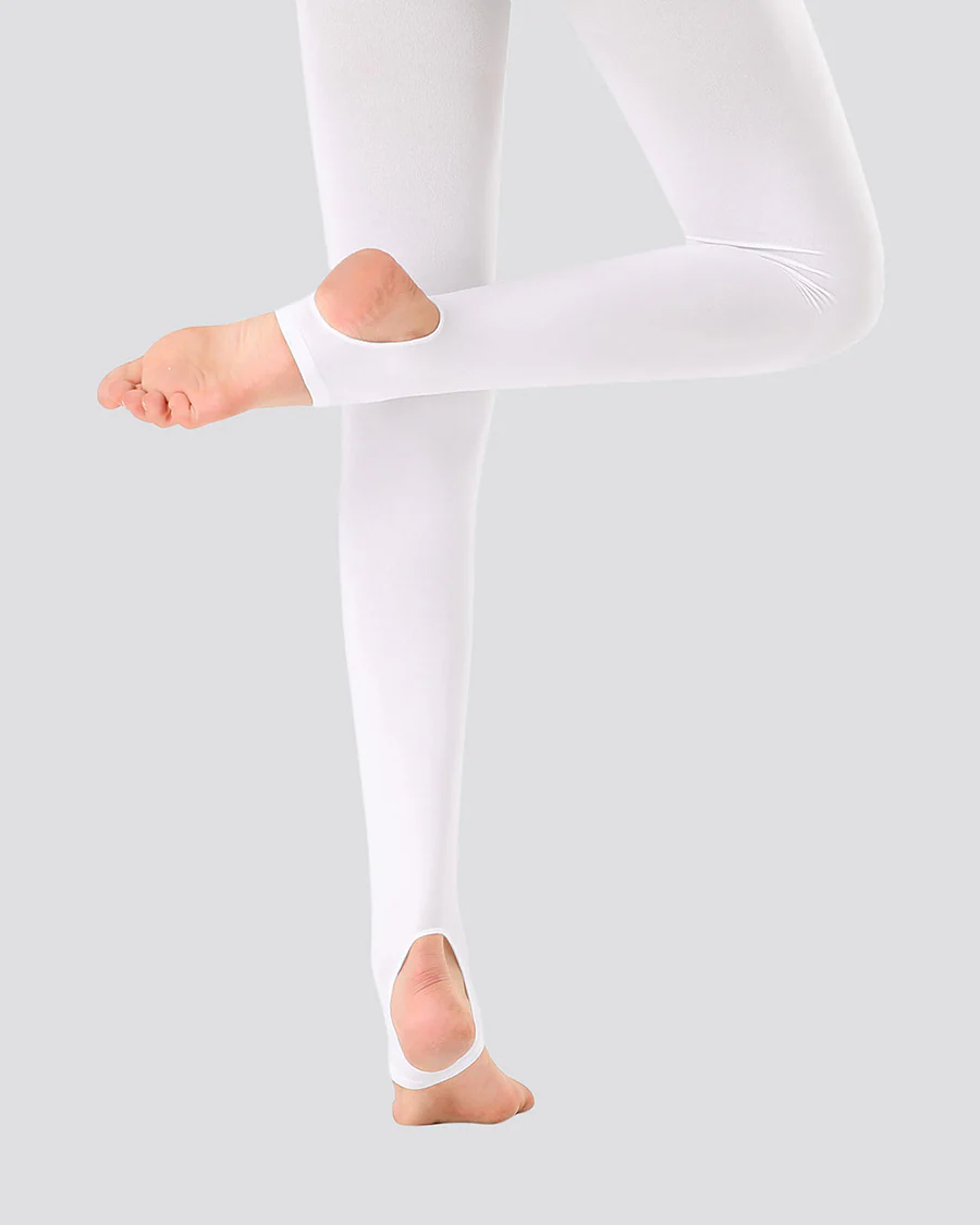 Girls Ultra Soft Stirrup Tights - Image 4