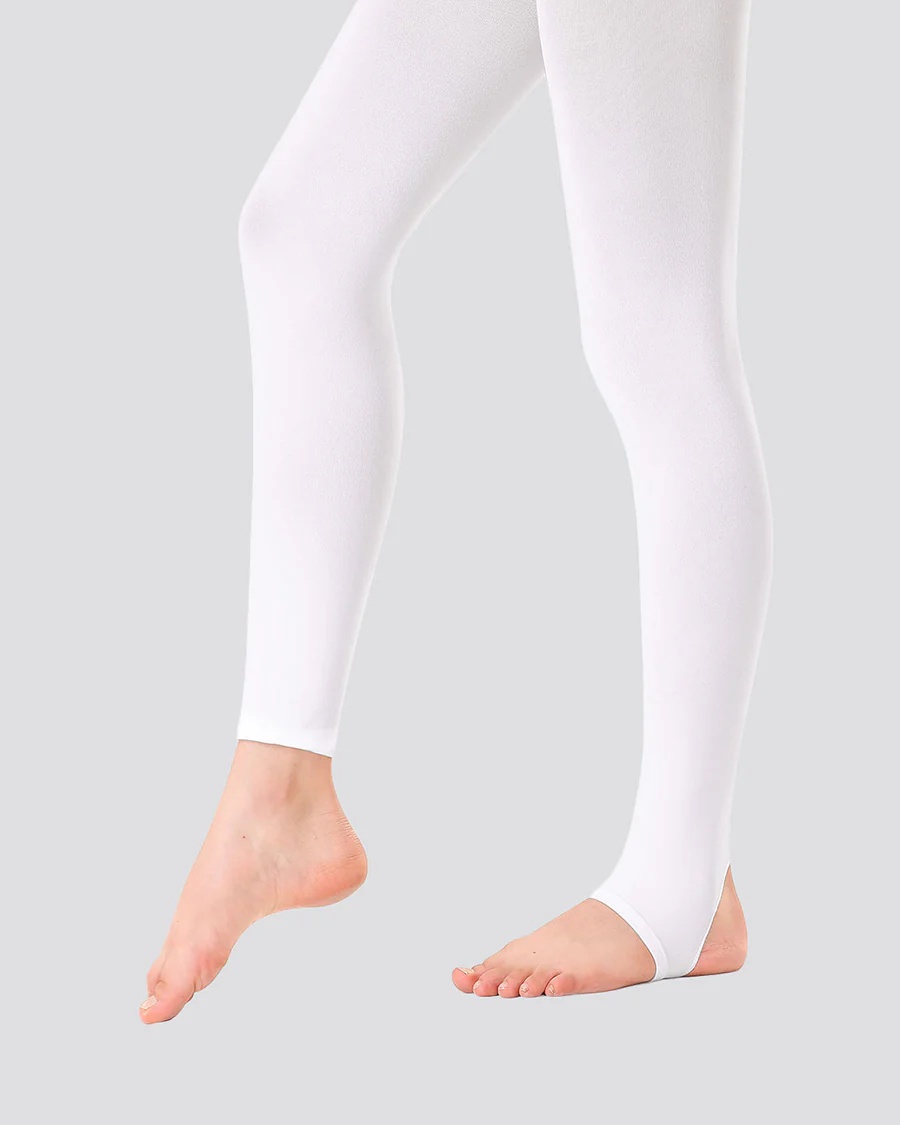 Girls Ultra Soft Stirrup Tights - Image 5
