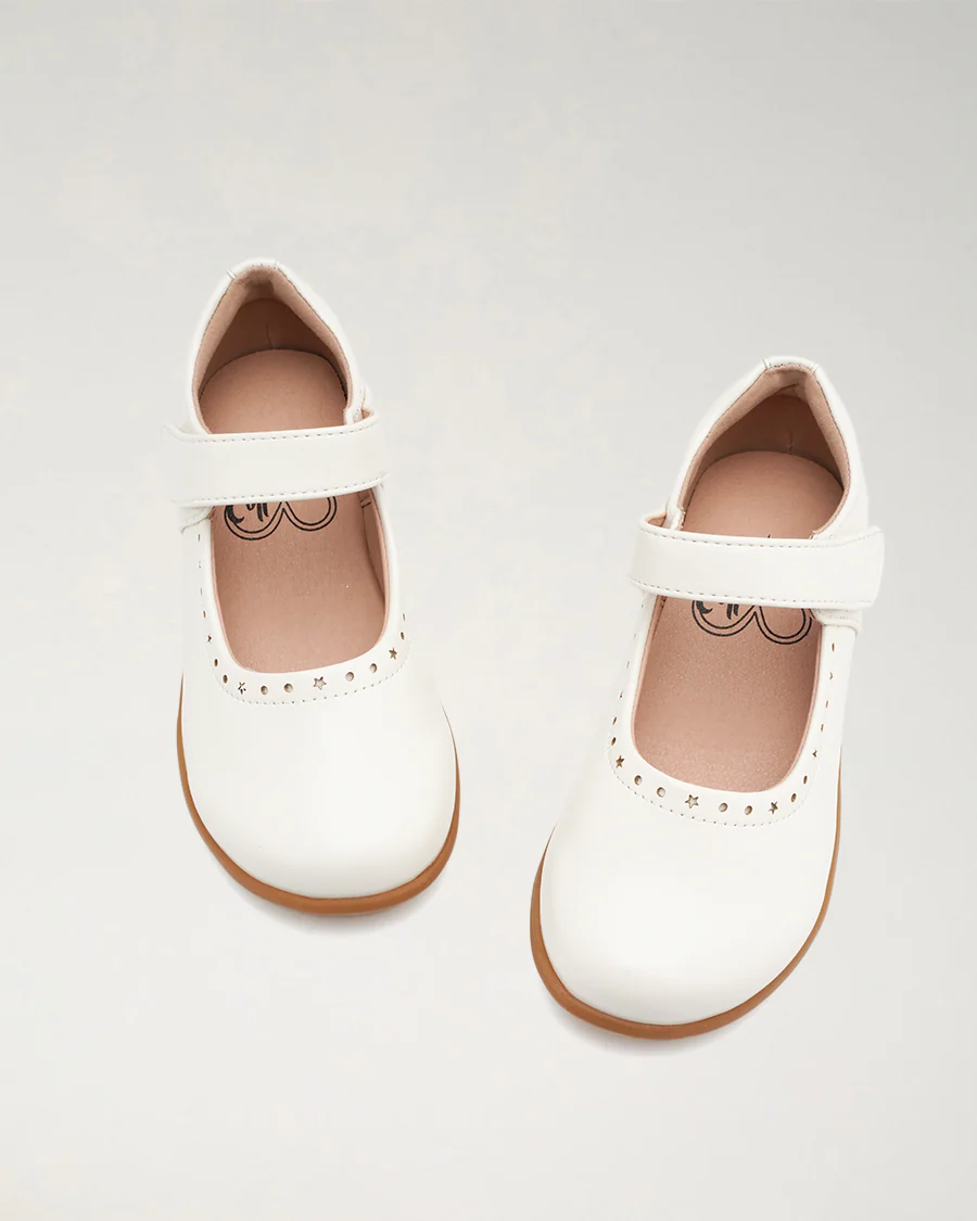 Girls Uniform Mary Jane Shoe with Perforated Trim - Image 3