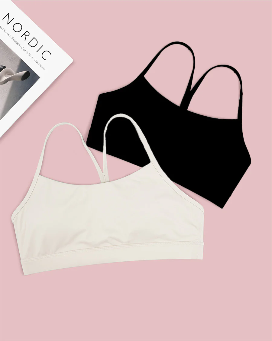 Girls Y-Back Sports Bra 2-Pack - Image 2