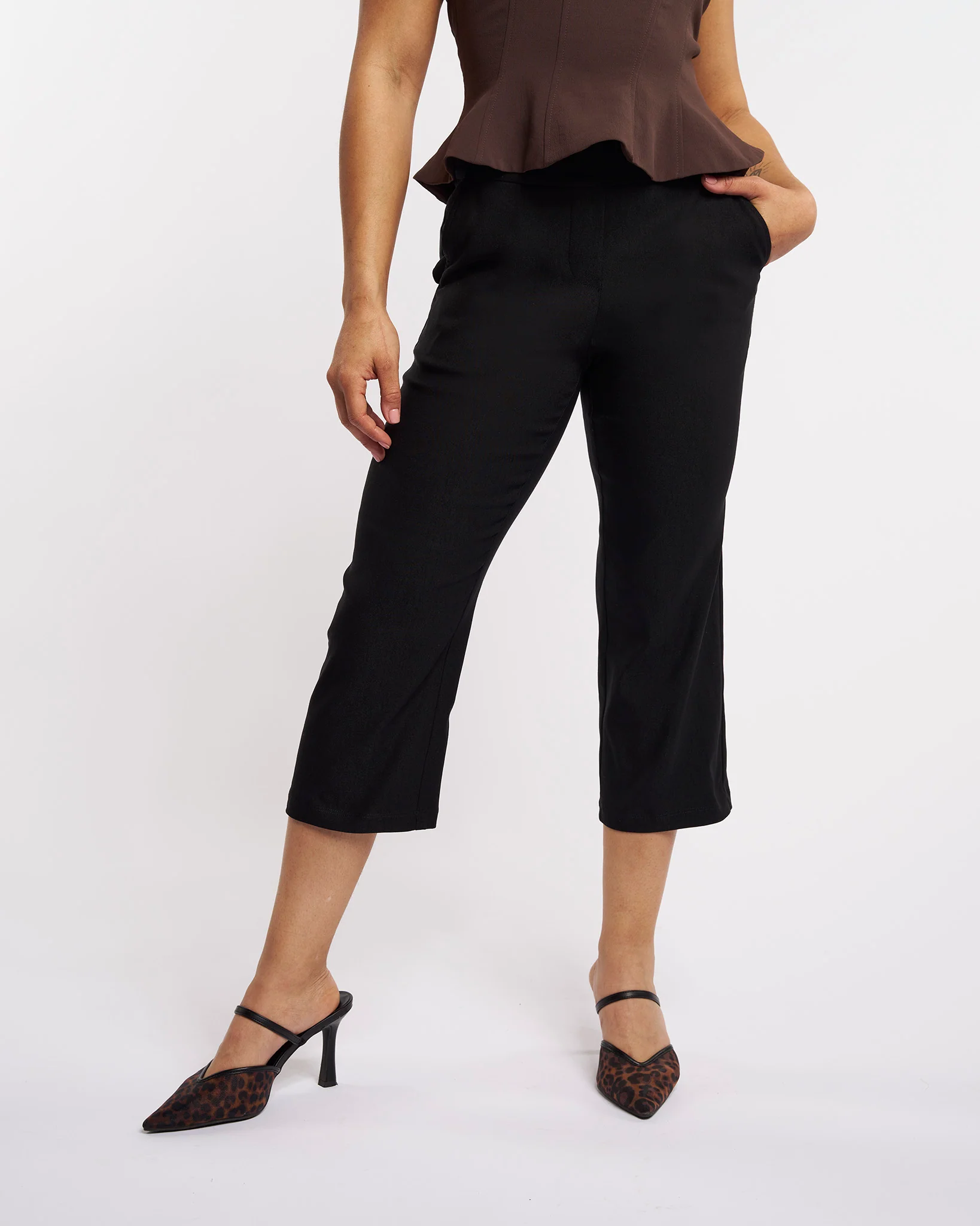 High-Rise Stretch Capri Pant - Image 2
