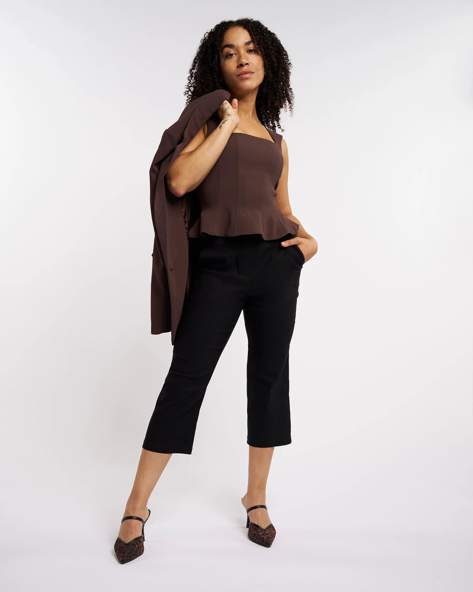 High-Rise Stretch Capri Pant - Image 4