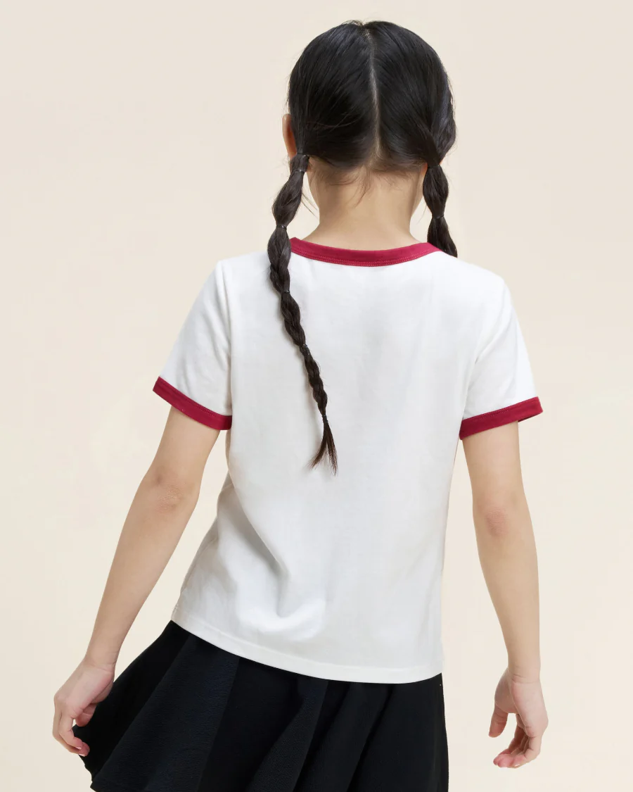 Kids Retro Ringer Graphic Tee - Image 3