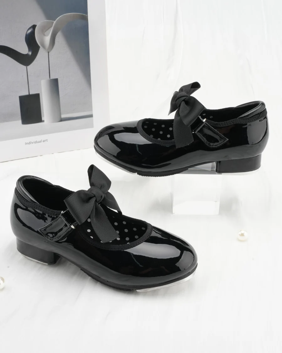 Kids Tap Shoe | Easy-Strap Dance Flats - Image 2
