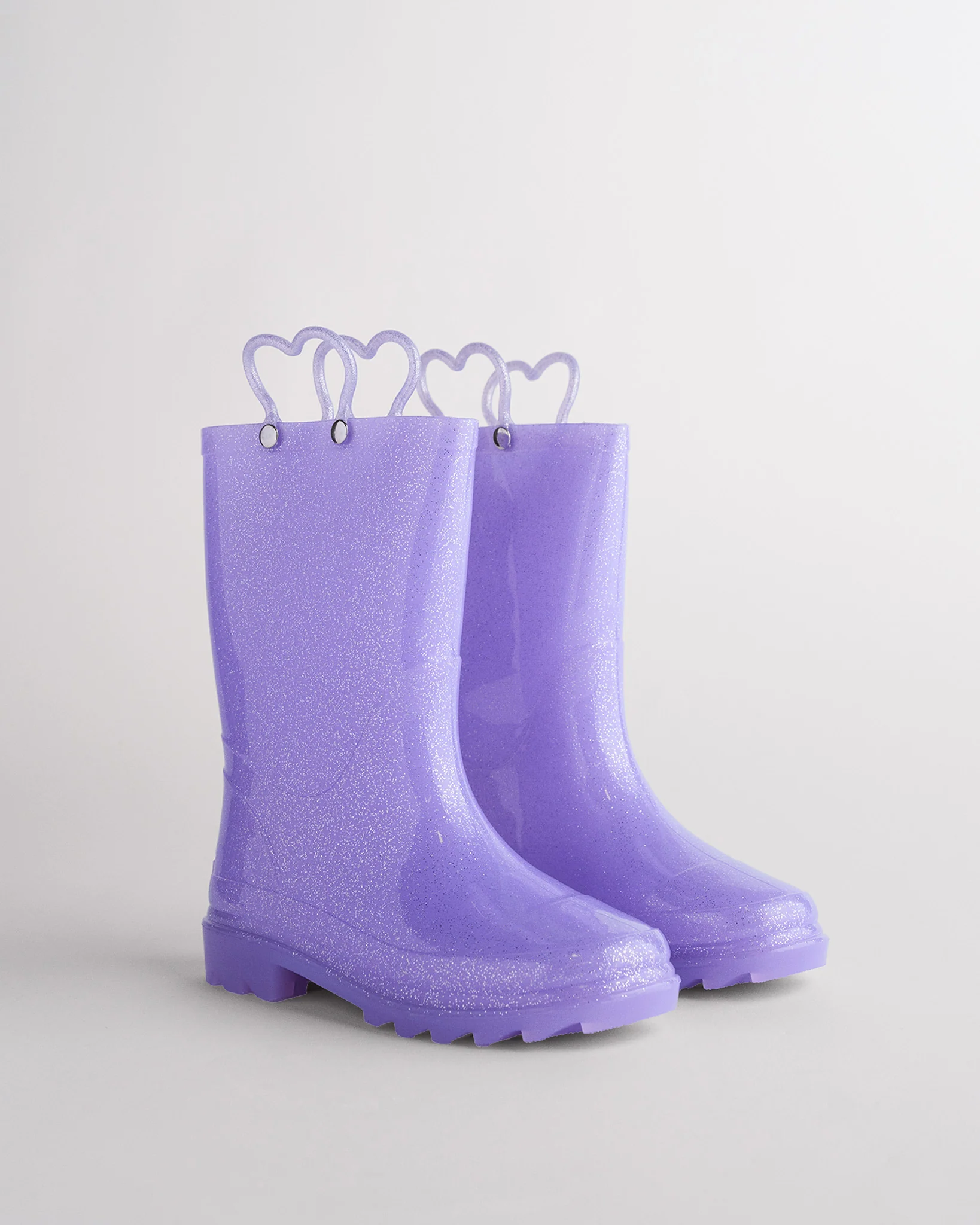 Kids Glitter Light Up Rain Boots - Image 3