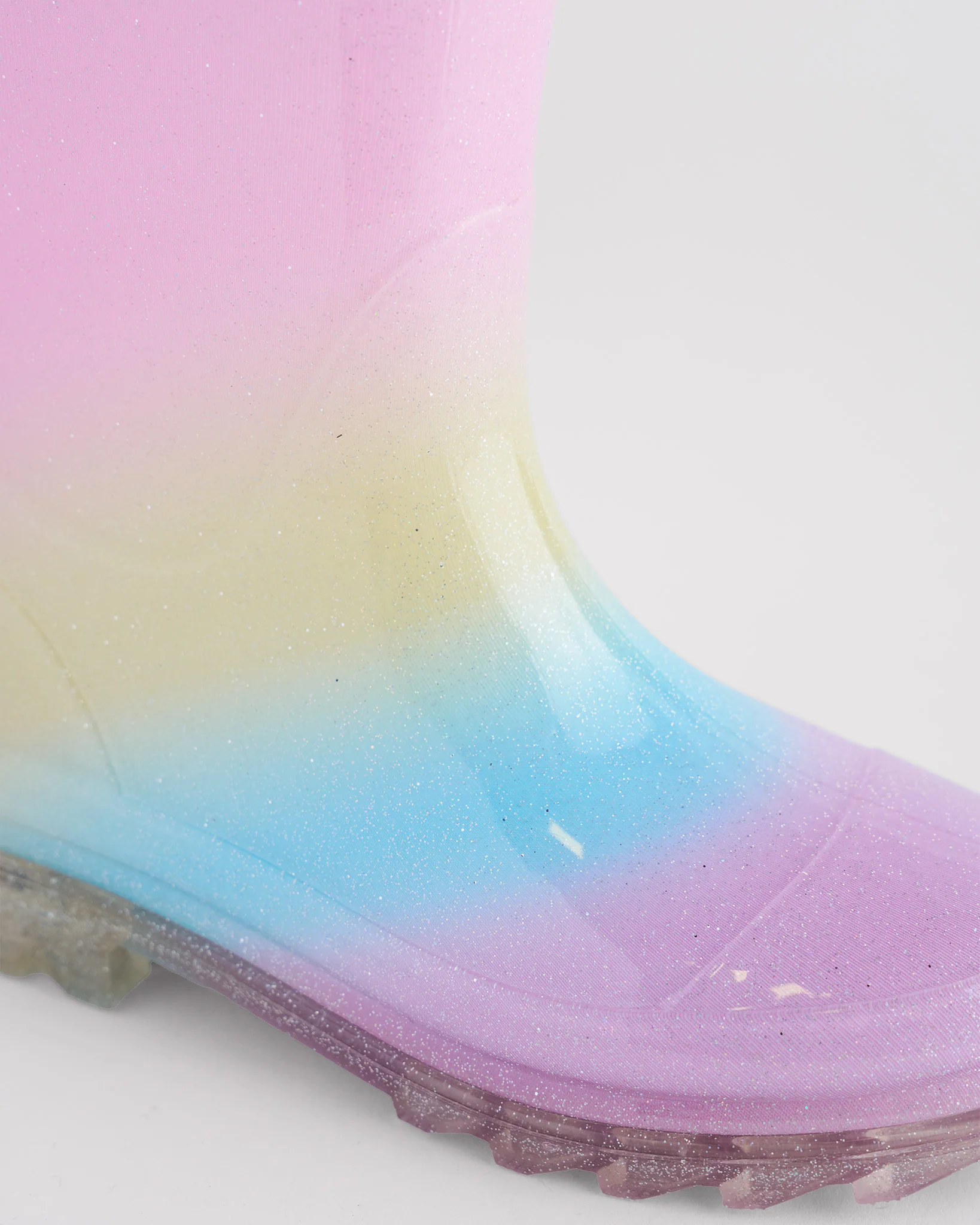 Kids Glitter Light Up Rain Boots - Image 5