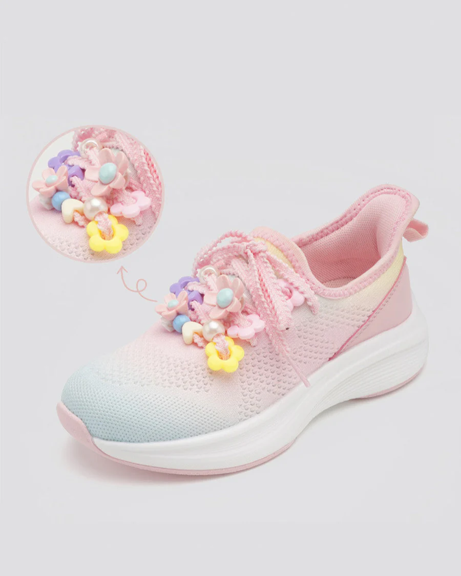 Kids StelleKnit Lace Running Shoe - Image 2