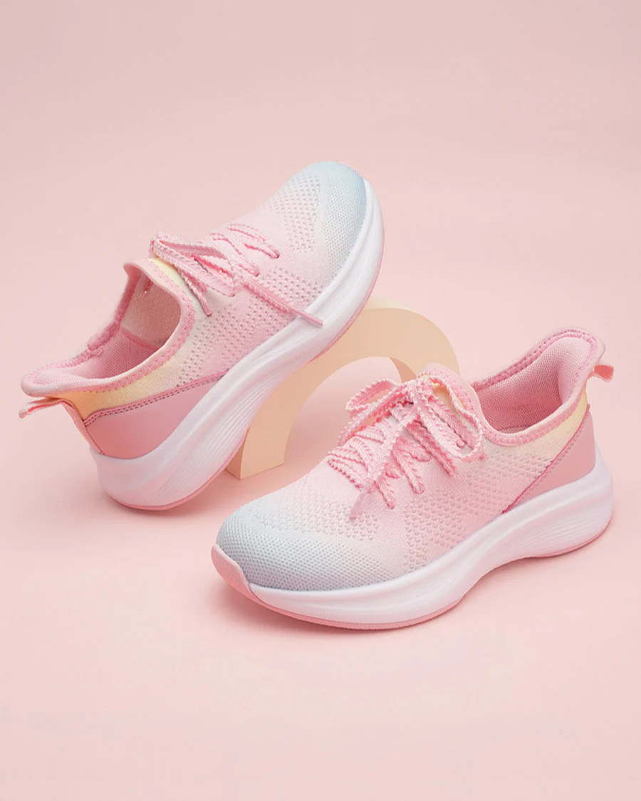 Kids StelleKnit Lace Running Shoe - Image 3