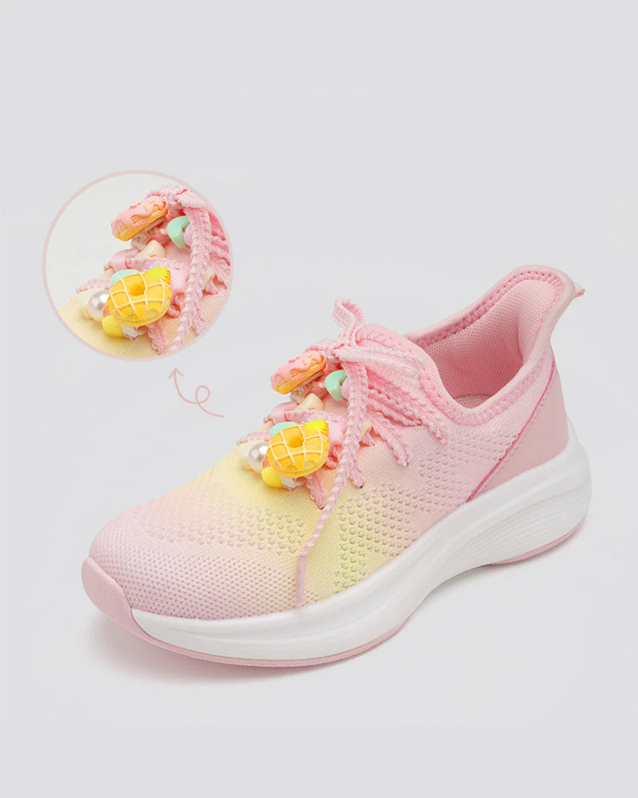 Kids StelleKnit Lace Running Shoe - Image 3