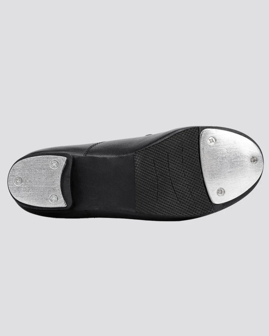 Kids Lace Up Vegan Leather Tap Shoe - Image 5