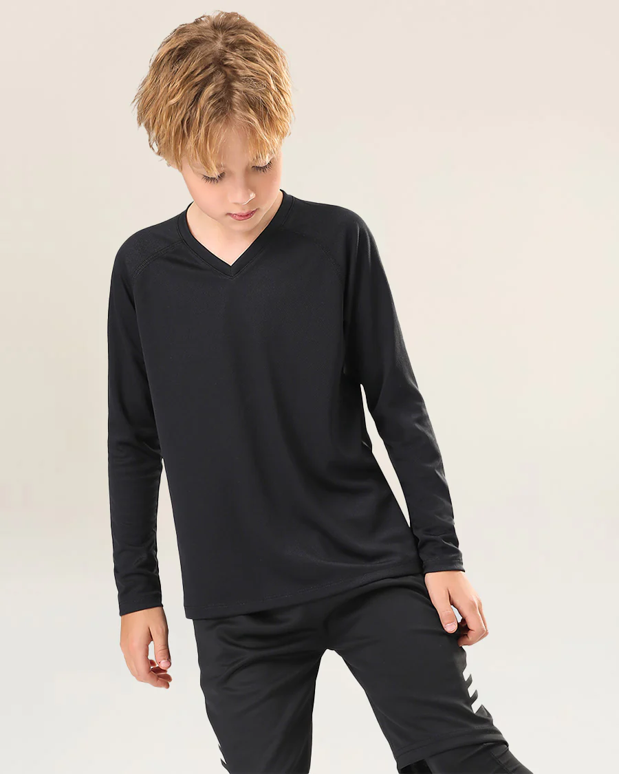 Kids Athletic Performance Long Sleeve Shirts - Image 3