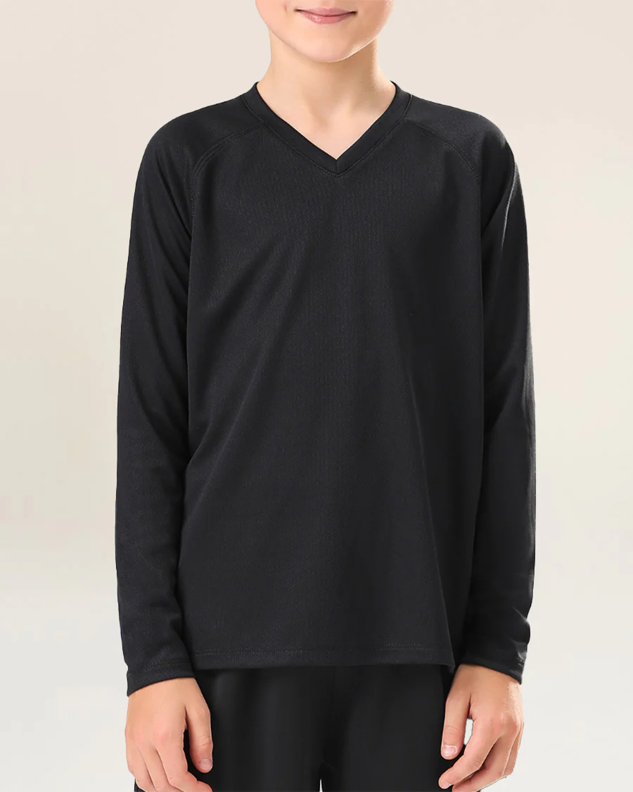 Kids Athletic Performance Long Sleeve Shirts - Image 4