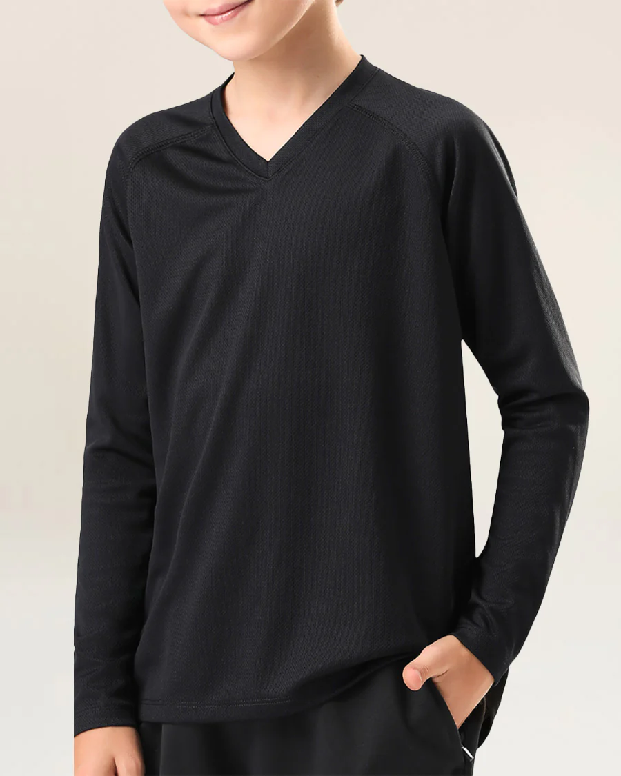 Kids Athletic Performance Long Sleeve Shirts - Image 5