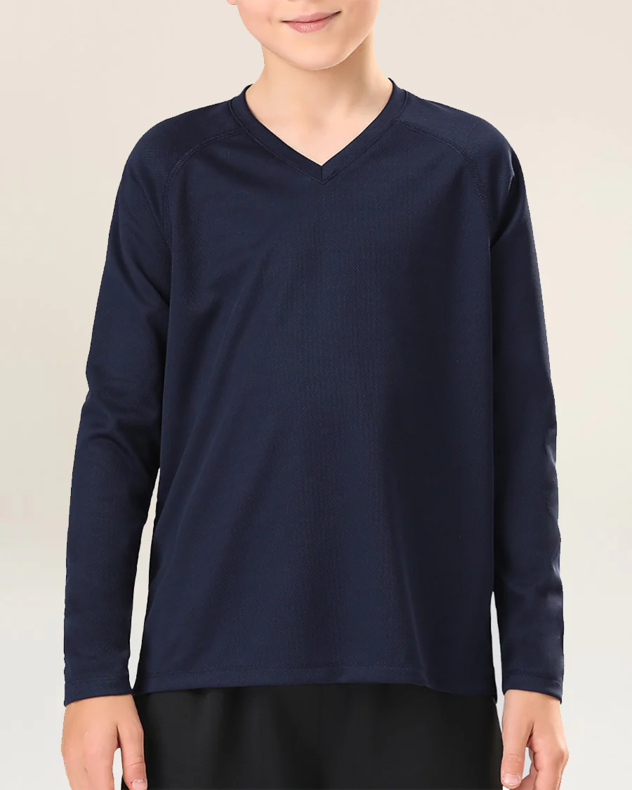 Kids Athletic Performance Long Sleeve Shirts - Image 4