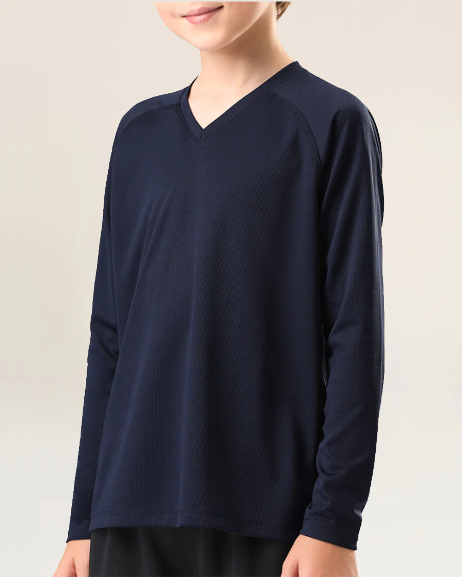 Kids Athletic Performance Long Sleeve Shirts - Image 5