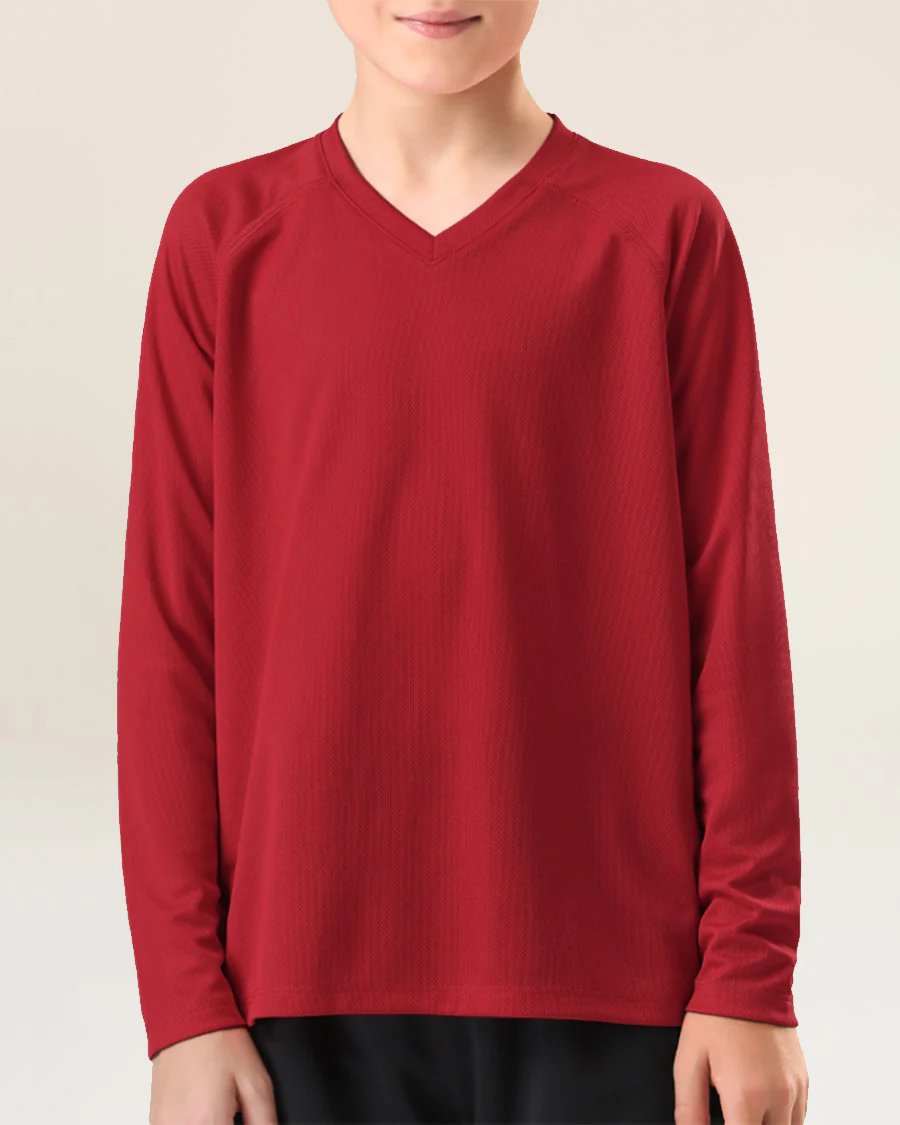 Kids Athletic Performance Long Sleeve Shirts - Image 4