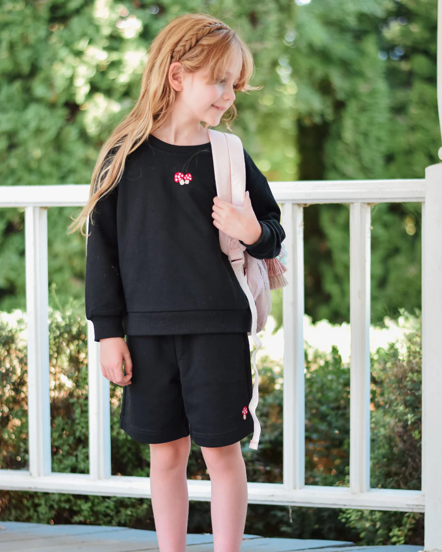 No Sweat Kids Crewneck and Shorts Set - Image 3