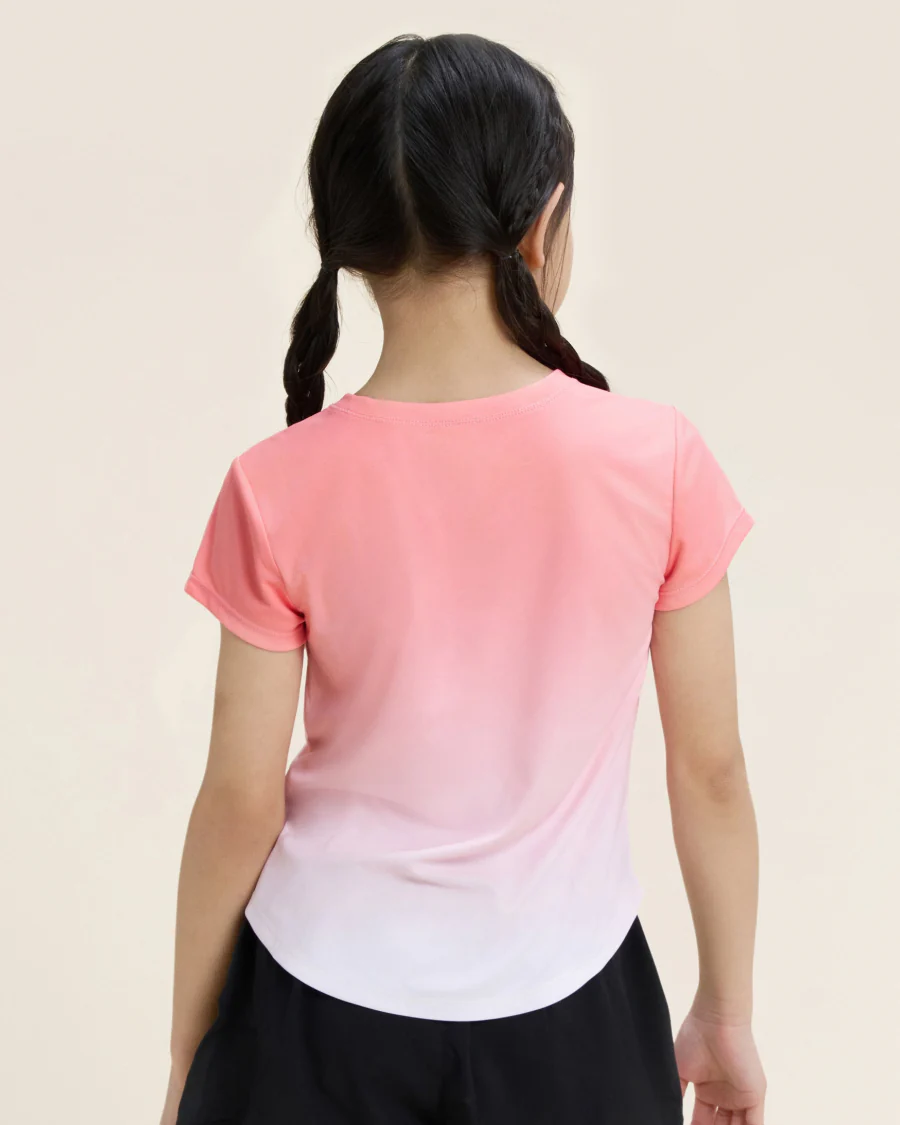 Kids Ombre Athletic T-Shirt - Image 2
