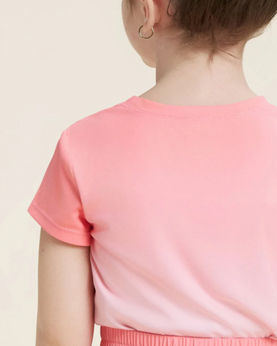 Kids Ombre Athletic T-Shirt - Image 3