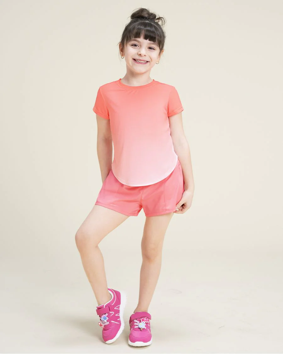 Kids Ombre Athletic T-Shirt - Image 4