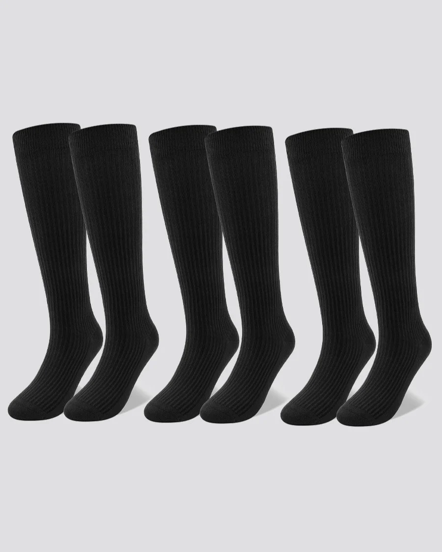 Kids Ribbed Calf Socks - Image 2