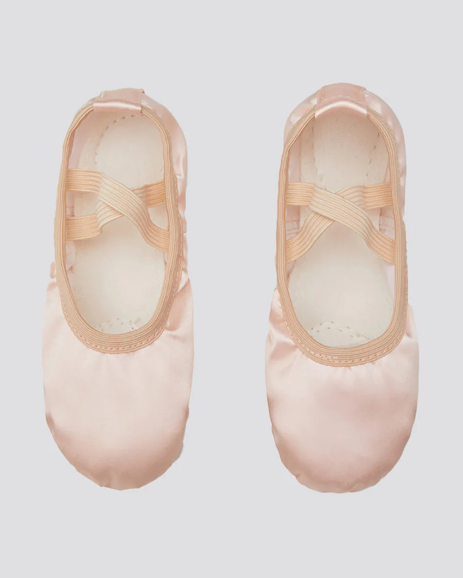 Kids Satin Ballet Shoe - Image 3