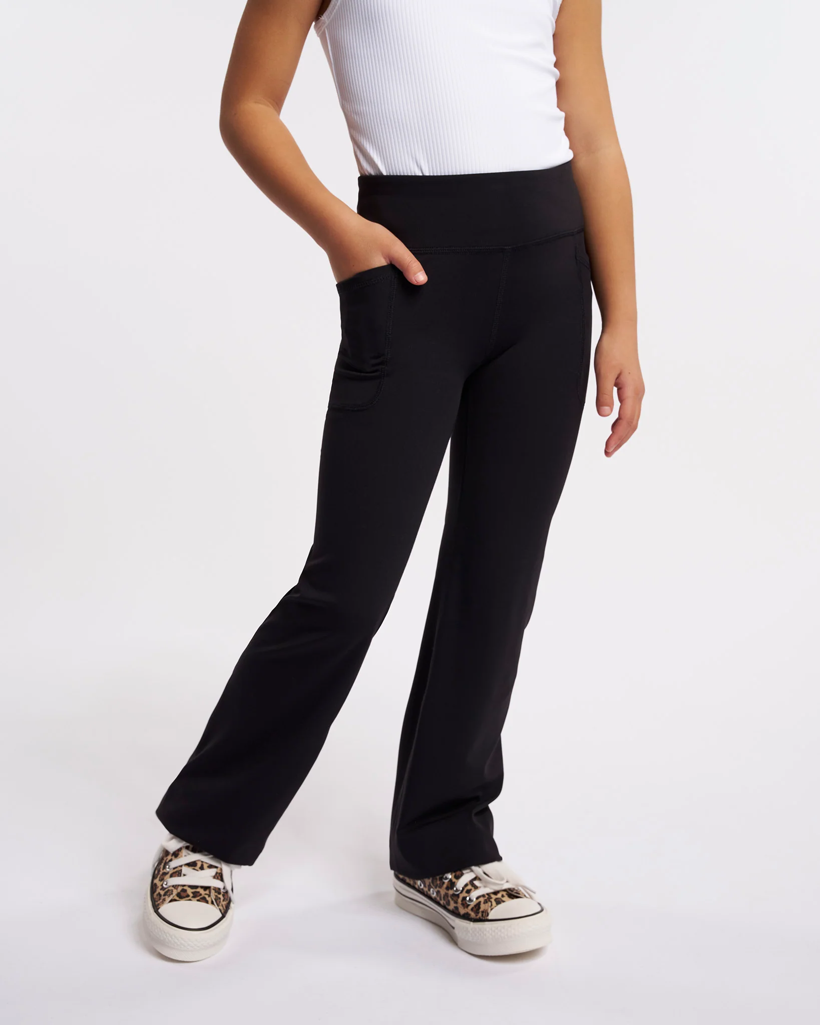 Kids Stretch It Out Everyday Flare Legging - Image 2