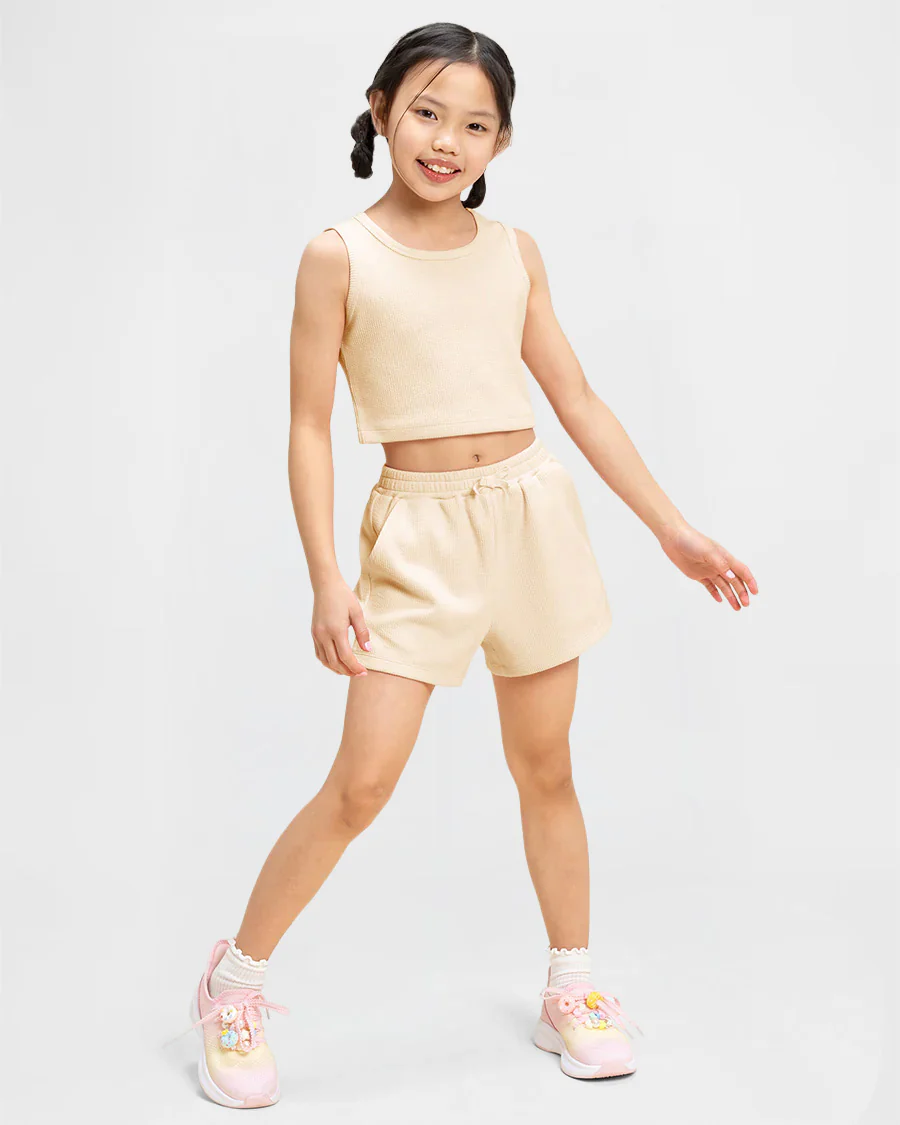 Girls Tank & Short Summer Outfit Set - Image 4