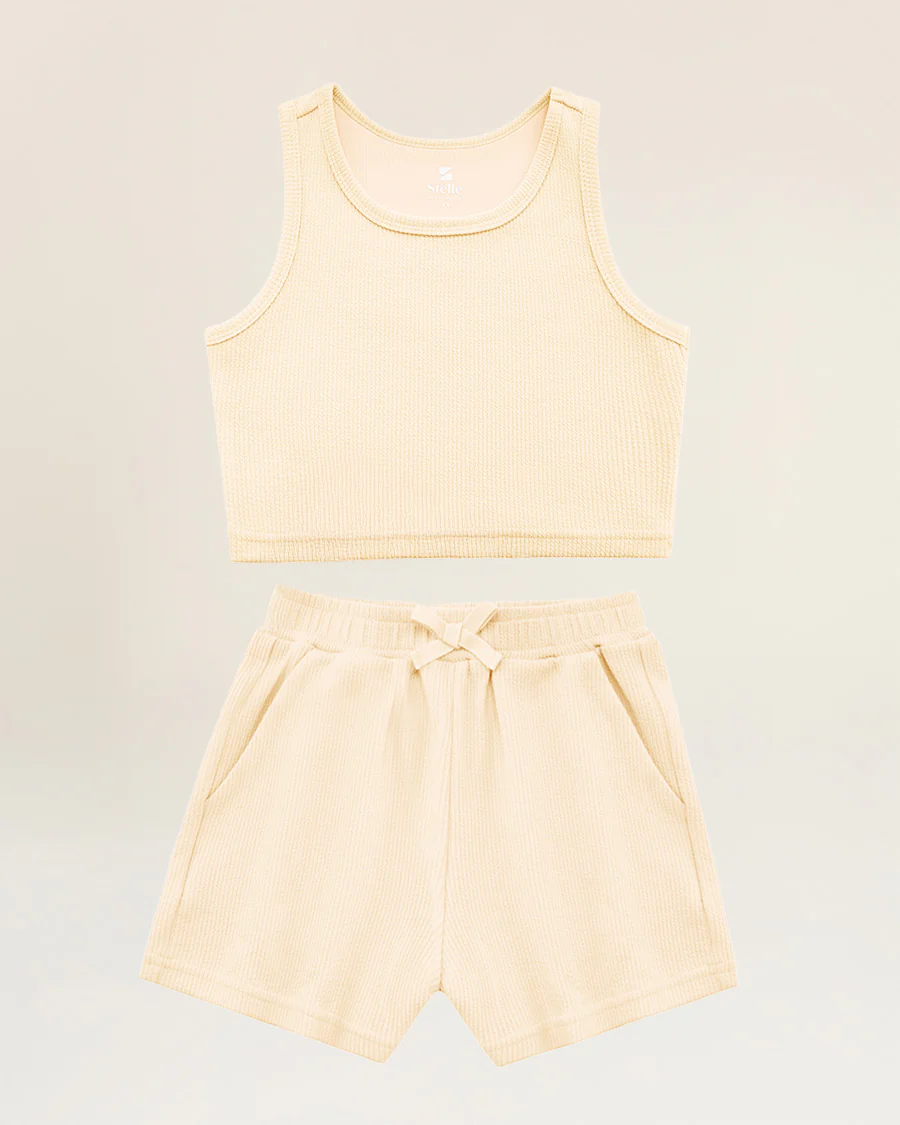 Girls Tank & Short Summer Outfit Set - Image 5