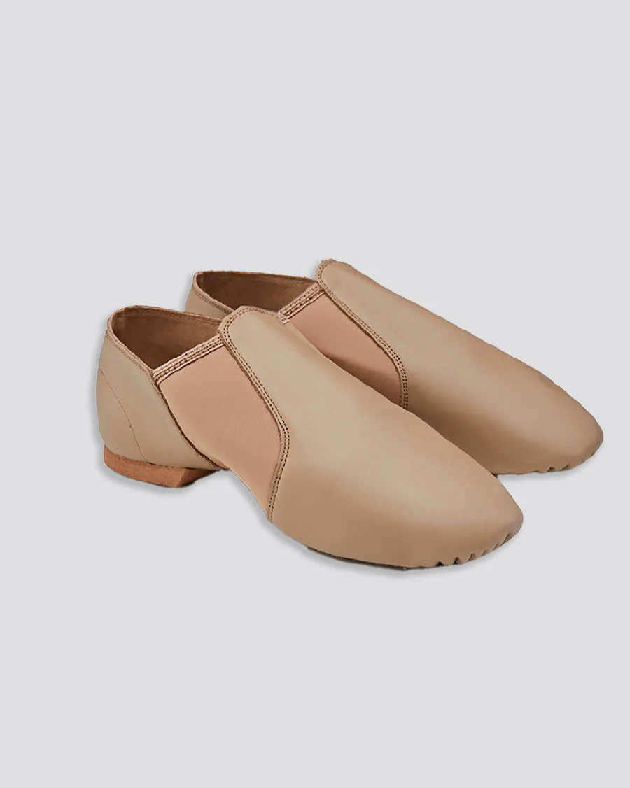 Kids Unisex Jazz Shoe Leather Slip-On Dance Shoe - Image 2
