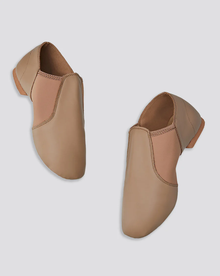 Kids Unisex Jazz Shoe Leather Slip-On Dance Shoe - Image 3